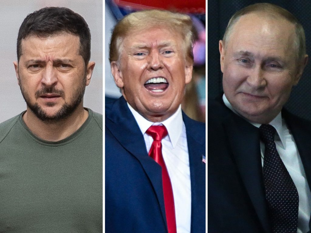 Presidents Zelensky, Trump, Putin - Straightnews